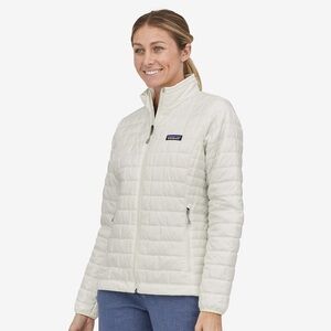 White Patagonia Puffer - size small!